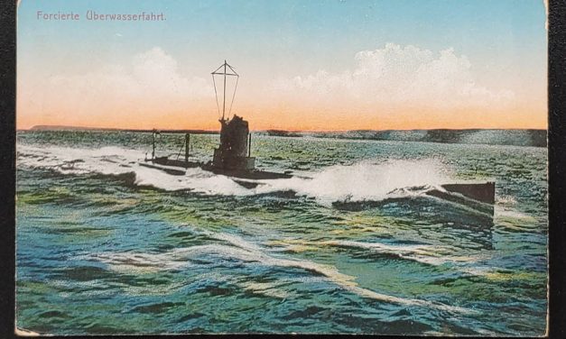 Germany #82 1919 10pf Submarine Postcard