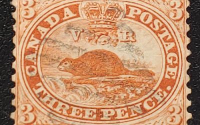 Canada #12 Fine Used 1859 Perforated 3d Beaver