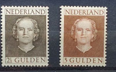 Netherlands #319-322 Mint 1949 Queen Juliana Set (4)