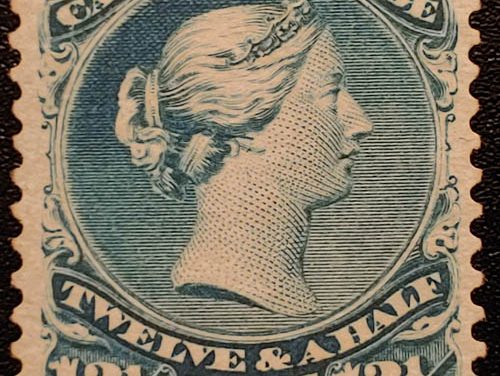 Canada #28 Fine+ Unused 1868 12.5c LQ shade