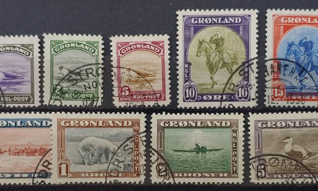 Greenland #10-18 Used 1945 Set (9)