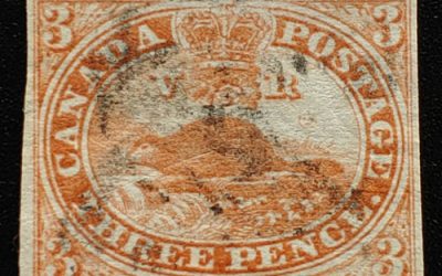 Canada #411 VF Used 1852 3d Orange Red