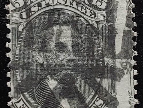 U.S.A. #91 fancy cork Used 1867/68 15c E Grill, owner’s b/s