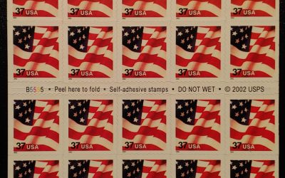 U.S.A. #3635 NH 2002 37c Postal Counterfeit Booklet Pane