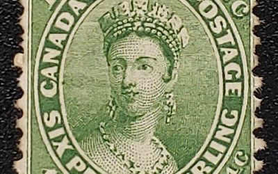 Canada #18 Unused 1859 12.5c, some sht/soaked perfs
