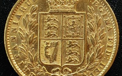 G.B./Colonial Canada XF 1849 Queen Victoria Gold Sovereign .2355oz