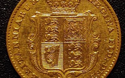 G.B./Colonial Canada Fine+ 1842 Gold Half Sovereign
