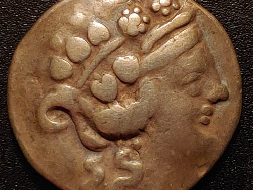 Thrace/Thasos 148 BC 16.51gm Silver Tetradrachm w/ Dionysos etc