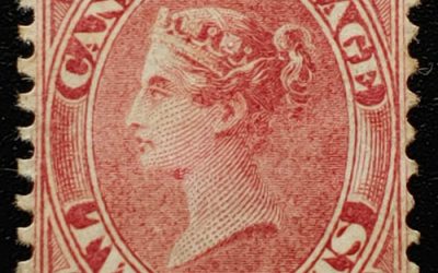Canada #20 VF Unused 1859 2c Queen Victoria