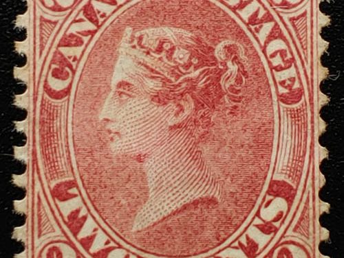 Canada #20 VF Unused 1859 2c Queen Victoria