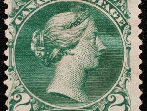 Canada #24 Fine Unused 1868 2c Large Queen