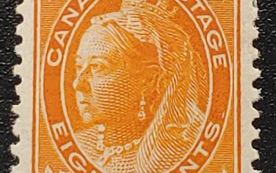 Canada #72 VF Mint HR 1897 8c QV Leaf