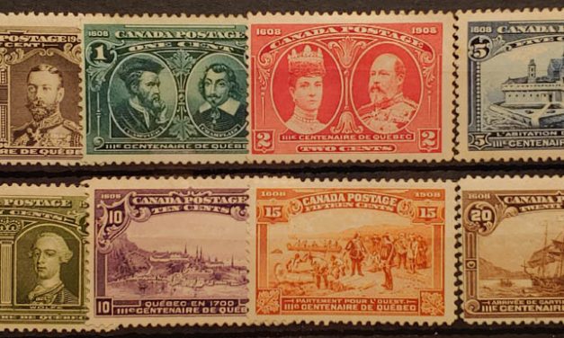 Canada #96-103 Mint and Unused 1908 Quebec Set, 12c Unu (8)
