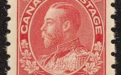 Canada #130 VFNH 1924 3c Die 1 Wet Printing Admiral Coil