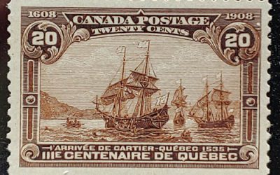 Canada #103i VF Mint 1908 20c Major Re-entry