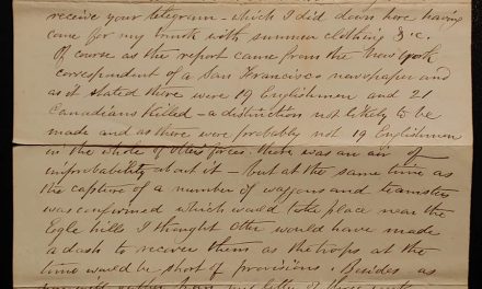 New Westminster, B.C. 27 May 1885 Marcus Smith letter to wife
