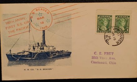 S.S. Beaver 18 Mar 1926 2c Centenary Cover to US