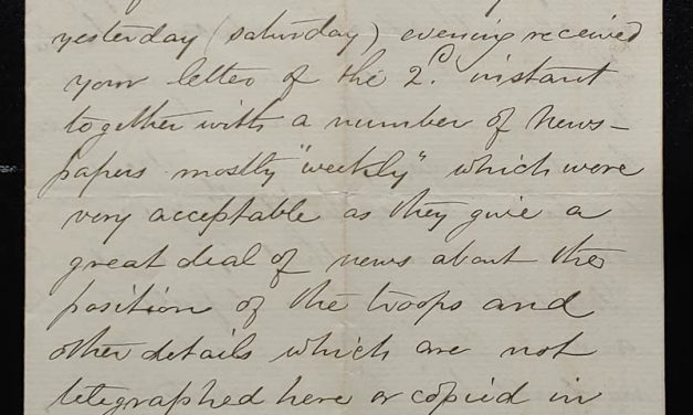 Kamloops, B.C. 17 May 1885 Marcus Smith letter to wife