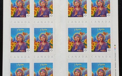 Canada VFNH 2022 Madonna of Sunflowers Picture Postage Booklet*