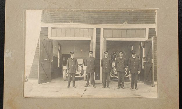 Point Grey Fire Dept 6.5×4.5″ matted Photo