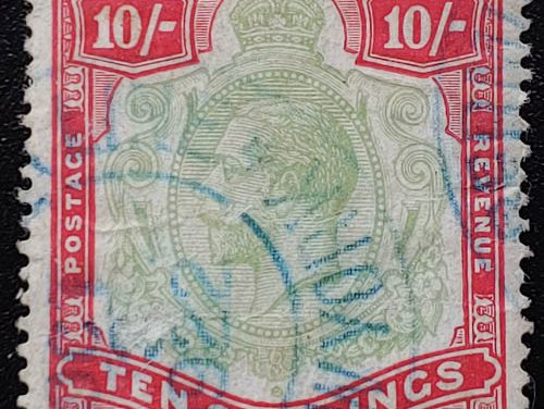 Bermuda #53 Used 1910/24 George V 10/-
