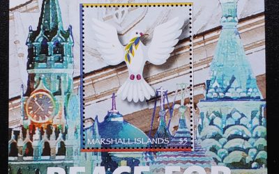 Marshall Islands VFNH 2022 $5 Peace for Ukraine S/S* only 1 available