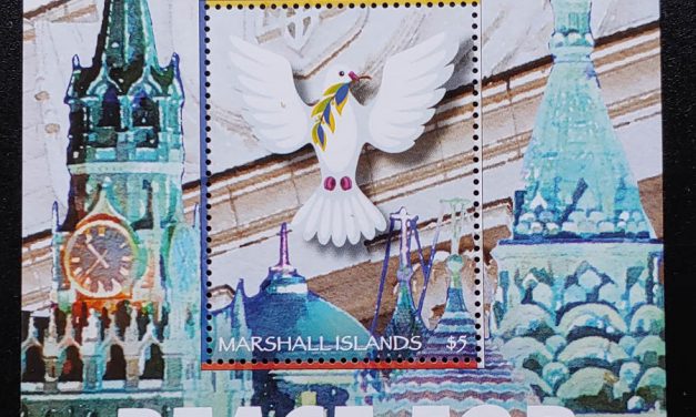 Marshall Islands VFNH 2022 $5 Peace for Ukraine S/S* only 1 available