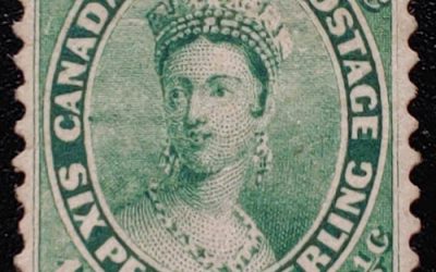 Canada #18 F/VF Unused 1859 12.5c Shade