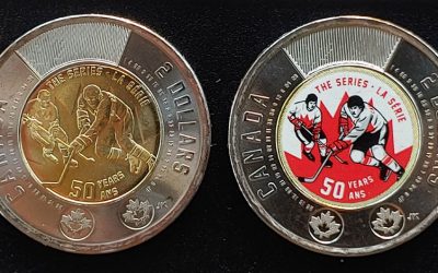 Canada Unc 2022 Summit Series 50th Anniversary $2 Coin duo