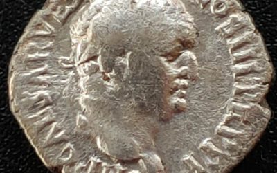 Vespasian 69-79 AD 2.70gm Silver Denarius w/ female bust etc