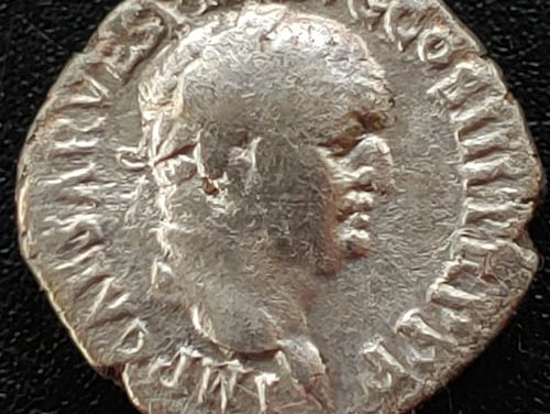 Vespasian 69-79 AD 2.70gm Silver Denarius w/ female bust etc
