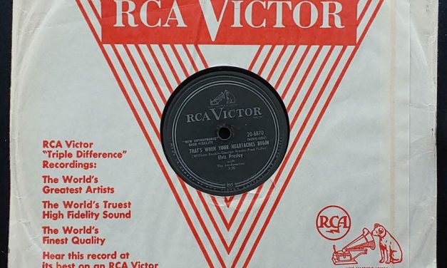 Elvis Presley RCA Victor Montreal All Shook Up/That’s When… 10″ 78,