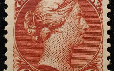 Canada #43 VF Mint HR 6c1888/97 6c Small Queen