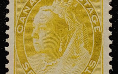 Canada #81 VF Mint HR 1902 7c Victoria Numeral