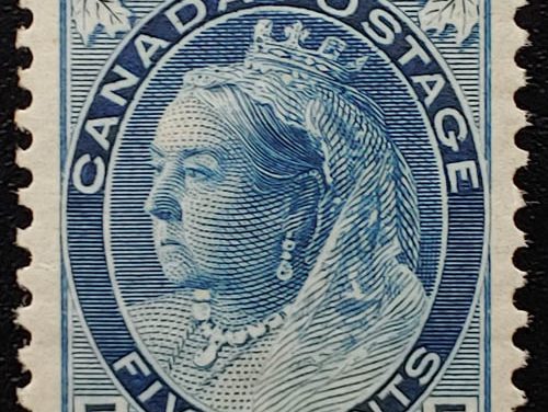 Canada #79 VF Mint 1899 5c Queen Victoria Numeral
