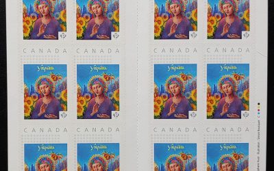Canada VFNH 2022 Madonna of Sunflowers Picture Postage Booklet*