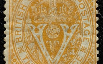 British Columbia #11 VG/F Mint HHR 1867/71 25c on 3d