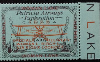 Patricia Airways #CL18 VFNH 1926 50c sheet margin