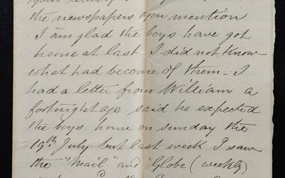 Kamloops, B.C. 9 Aug 1885 8-pg Marcus Smith letter to his wife