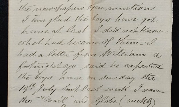 Kamloops, B.C. 9 Aug 1885 8-pg Marcus Smith letter to his wife