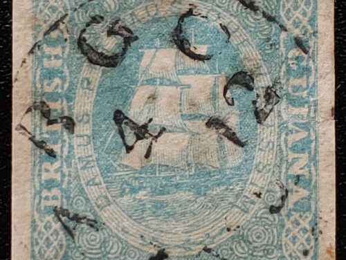 British Guiana #11b CDS Used 1853/59 4d Pale Blue