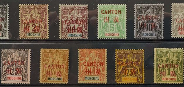 French Offices in Canton #15/30 F/VF Mint 1903/4