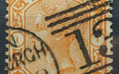 G.B. #73 Fine Used 8d Victoria Plate 1