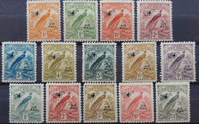 New Guinea #C14-27 F/VF Mint 1931 Bird of Paradise Set (14)