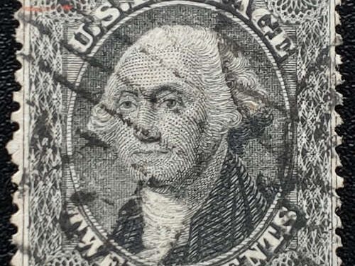 U.S.A. #36 Fine Used 1857 12c Washington