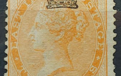 Straits Settlements #9 Fine Unused 1867 32c on 2a