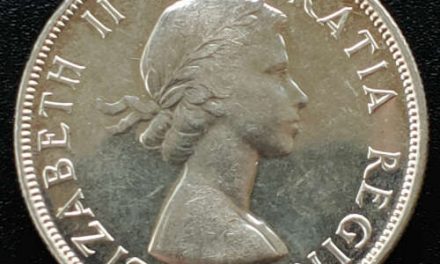 Canada Unc 1953 No Shoulder Fold QEII first issue Silver Dollar