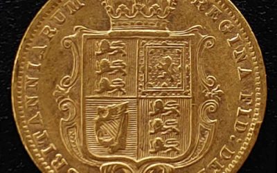 G.B./Colonial Canada VF 1878 Die 72 Victoria Gold Half Sovereign