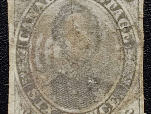 Canada #2 Fine Used 1851 6d Albert