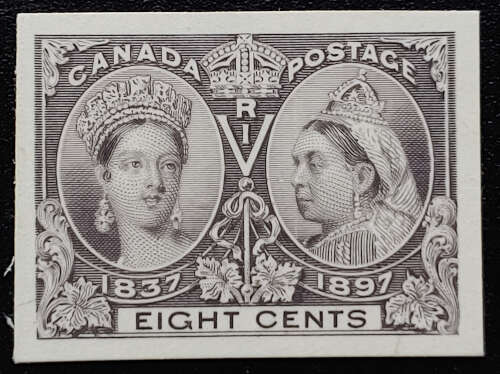 Canada #56P VF 1897 8c Plate Proof, only 1,150 issued